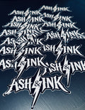 5” white sticker decal